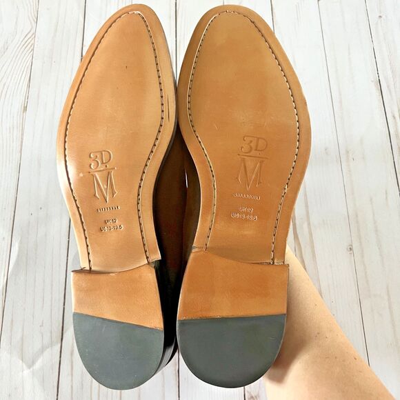3DM Lifestyle Brown Suede Tassel Loafers Hand Built Leather Sole Size 13 - 13.5 main image 4